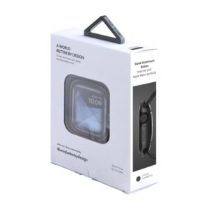 UNIQ Valencia Dėklas Apple Watch Series 4/5/6/SE/SE3 40mm. gunmetal pilkos spalvos - Image 6