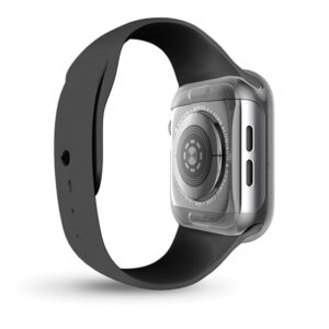 UNIQ Garde Dėklas Apple Watch Series 4/5/6/SE/SE2/SE3 44mm. smoked pilkos spalvos - Image 3