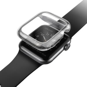 UNIQ Garde Dėklas Apple Watch Series 4/5/6/SE/SE2/SE3 40mm. smoked pilkos spalvos - Image 1