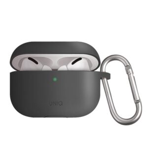 UNIQ Vencer dėklas AirPods Pro Silicone charcoal dark pilkos spalvos - Image 3