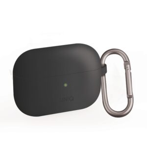 UNIQ Vencer dėklas AirPods Pro Silicone charcoal dark pilkos spalvos - Image 4