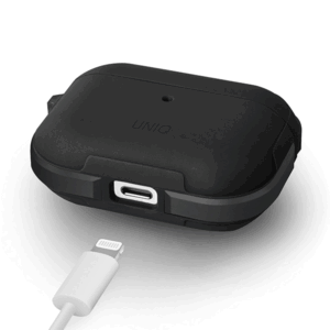 UNIQ Valencia dėklas AirPods Pro midnight black Antimicrobial - Image 2