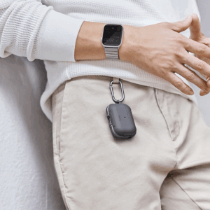UNIQ Valencia dėklas AirPods Pro midnight black Antimicrobial - Image 5