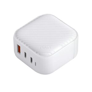 UNIQ Verge Pro Charger 66W Gan USB-C cloud baltos spalvos - Image 1