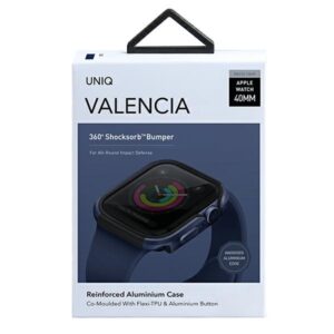 UNIQ Valencia Dėklas Apple Watch Series 4/5/6/SE/SE3 40mm. atlantic blue - Image 2