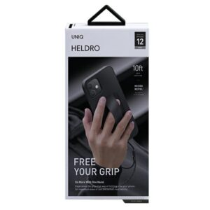UNIQ Heldro Dėklas Apple iPhone 12 mini 5,4" midnight juodos spalvos Antimicrobial - Image 9