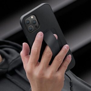 UNIQ Heldro Dėklas Apple iPhone 12 Pro Max 6,7" midnight juodos spalvos Antimicrobial - Image 5
