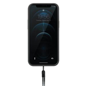 UNIQ Heldro Dėklas Apple iPhone 12 Pro Max 6,7" midnight juodos spalvos Antimicrobial - Image 4