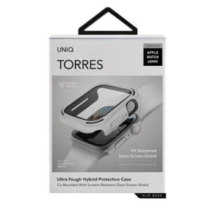 UNIQ Torres Dėklas Apple Watch Series 4/5/6/SE/SE3 40mm. dove baltos spalvos - Image 6