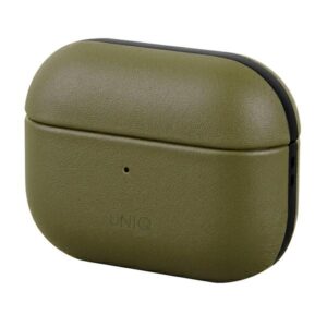 UNIQ Terra dėklas AirPods Pro Genuine Leather olive