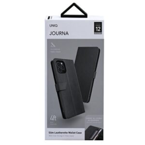 UNIQ Journa Bookdėklas Apple iPhone 12 12 Pro 6,1" dark pilkos spalvos - Image 9