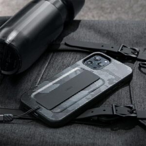 UNIQ Heldro Dėklas Apple iPhone 12/12 Pro 6,1" charcoal camo Antimicrobial - Image 6