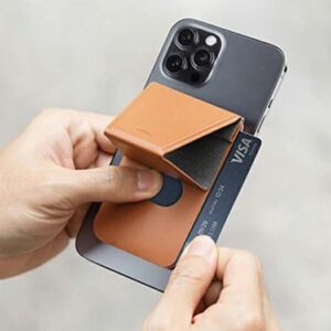 UNIQ Lyft Magnetic phone holder snap-on stand and card holder rožinės spalvos - Image 3
