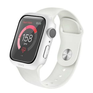 UNIQ Nautic Dėklas Apple Watch Series 4/5/6/SE/SE3 44mm baltos spalvos