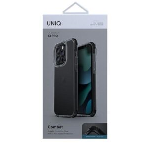 UNIQ Combat Dėklas Apple iPhone 13 Pro / 13 6,1" carbon juodos spalvos - Image 4