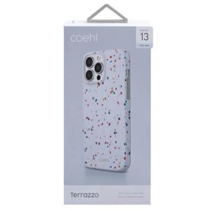 UNIQ Coehl Terrazzo Dėklas Apple iPhone 13 Pro Max 6,7" natural baltos spalvos - Image 2