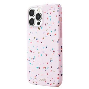 UNIQ Coehl Terrazzo Dėklas Apple iPhone 13 Pro Max 6,7" blush rožinės spalvos - Image 1