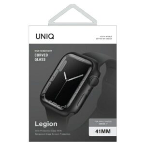 UNIQ Legion Dėklas Apple Watch Series 7/8/SE 2 41mm juodos spalvos - Image 2