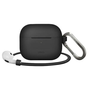 UNIQ Vencer dėklas AirPods 3 gen. Silicone charcoal dark pilkos spalvos - Image 1