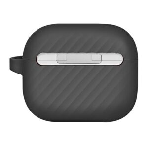 UNIQ Vencer dėklas AirPods 3 gen. Silicone charcoal dark pilkos spalvos - Image 2