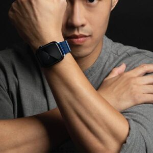 UNIQ Dante apyrankė Apple Watch Series1/2/3/4/5/6/7/8/9/SE/SE2/SE38/40/41mm Stainless Steel cobalt blue - Image 3