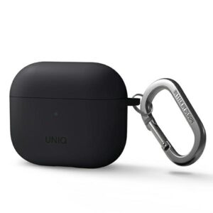 UNIQ Nexo Dėklas AirPods 3 gen + Ear Hooks Silicone pilkos spalvos - Image 2