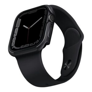 UNIQ Valencia Dėklas Apple Watch Series 4/5/6/7/8/9/SE/SE2/SE3 45/44mm. graphite