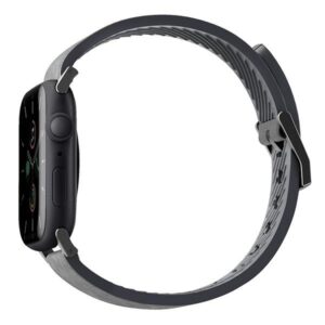 UNIQ Straden apyrankė Apple Watch Series 1-8/SE/SE2/SE3Ultra1/2/3 42/44/45/49 Leather Hybrid apyrankė gray - Image 2