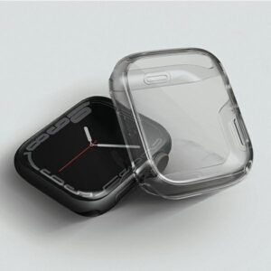 UNIQ Garde Dėklas Apple Watch Series 7/8/SE 45mm. smoked pilkos spalvos - Image 4