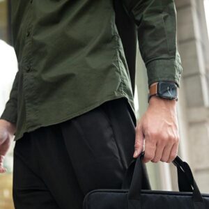 UNIQ Garde Dėklas Apple Watch Series 7/8/SE 45mm. smoked pilkos spalvos - Image 5