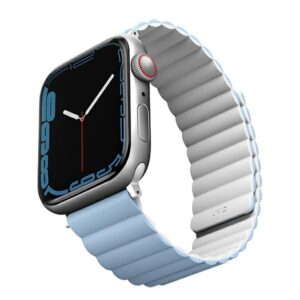UNIQ Revix apyrankė Apple WatchSeries1-8/SE1/2/3/Ultra1/2/3 42/44/45/49mm Reversible Magnetic blue - Image 3
