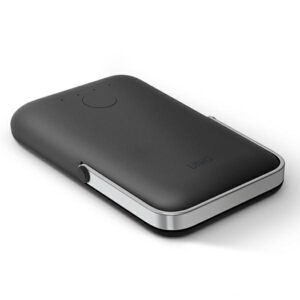 UNIQ Powerbank Hoveo 5000mAh USB-C 20W PD Fast charge Wireless Magnetic charcoal pilkos spalvos - Image 5