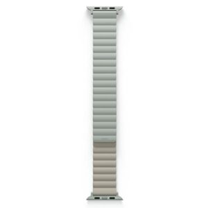 UNIQ Revix apyrankė Apple Watch Series 1-8/SE/SE2/SE3 38/40/41mm Reversible Magnetic žalios spalvos-beige - Image 8