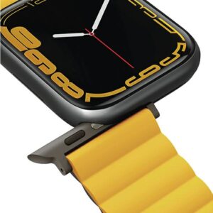 UNIQ Revix apyrankė Apple Watch Series1-8/SE/SE2/3/Ultra1/2/3 42/44/45/49mm Reversible Magnetic mustard - Image 6