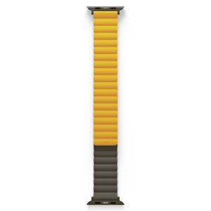 UNIQ Revix apyrankė Apple Watch Series1-8/SE/SE2/3/Ultra1/2/3 42/44/45/49mm Reversible Magnetic mustard - Image 8