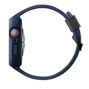 UNIQ Monos apyrankė 2in1 Apple Watch apyrankė + Dėklas Series 4/5/6/7/8/SE/SE2/SE3 44/45mm marine blue - Image 3