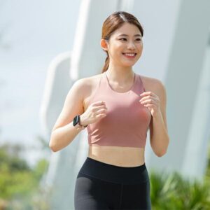 UNIQ Linus apyrankė Apple Watch Series 1-8/SE/SE2/SE3 38/40/41mm Airosoft Silicone blush rožinės spalvos - Image 2