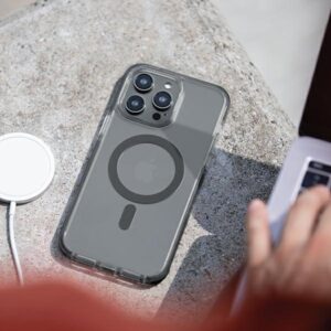 UNIQ Combat Dėklas Apple iPhone 14 Pro Max 6,7" Magclick Charging concrete charcoal - Image 7