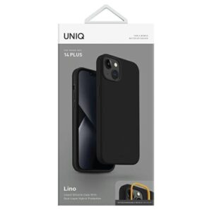 UNIQ Lino Dėklas Apple iPhone 14 Plus / 15 Plus 6,7" midnight juodos spalvos - Image 6