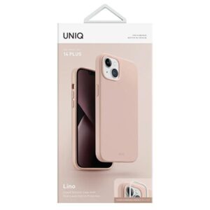 UNIQ Lino Dėklas Apple iPhone 14 Plus 6,7" blush rožinės spalvos - Image 7