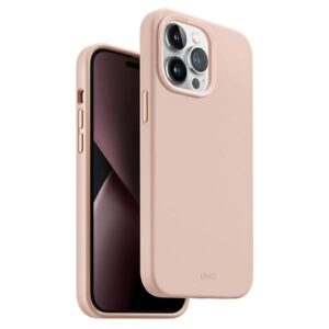 UNIQ Lino Dėklas Apple iPhone 14 Pro Max 6,7" rožinės spalvos blush - Image 1