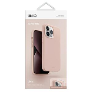 UNIQ Lino Dėklas Apple iPhone 14 Pro Max 6,7" rožinės spalvos blush - Image 7