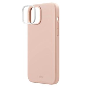 UNIQ Lino Hue Dėklas Apple iPhone 14 Plus / 15 Plus 6,7" Magclick Charging blush rožinės spalvos - Image 3