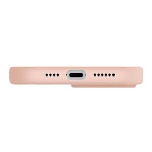 UNIQ Lino Hue Dėklas Apple iPhone 14 Plus / 15 Plus 6,7" Magclick Charging blush rožinės spalvos - Image 5