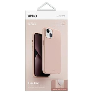 UNIQ Lino Hue Dėklas Apple iPhone 14 Plus / 15 Plus 6,7" Magclick Charging blush rožinės spalvos - Image 7