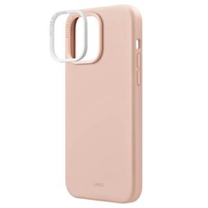 UNIQ Lino Hue Dėklas Apple iPhone 14 Pro Max 6,7" Magclick Charging blush rožinės spalvos - Image 3