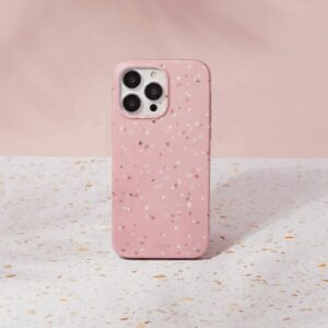 UNIQ Coehl Terrazzo Dėklas Apple iPhone 14 Pro 6,1" coral rožinės spalvos - Image 2