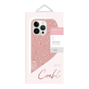 UNIQ Coehl Terrazzo Dėklas Apple iPhone 14 Pro 6,1" coral rožinės spalvos - Image 5