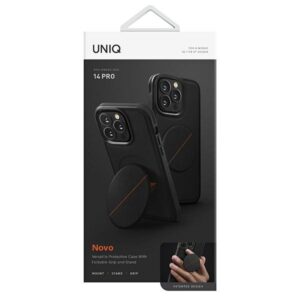 UNIQ Novo Dėklas Apple iPhone 14 Pro 6,1" midnight juodos spalvos - Image 8