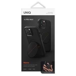 UNIQ Novo Dėklas Apple iPhone 14 Pro Max 6,7" midnight juodos spalvos - Image 8